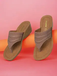Bata Women Laser Cuts Wedge Heel Sandals