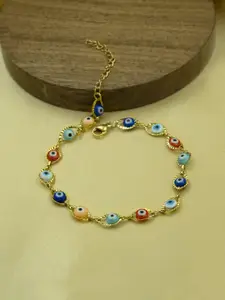 ARTKLIM Gold-Plated Artificial Stones Anklet