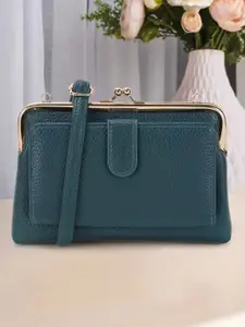 Metro Women Textured PU Envelope Wallets