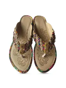 SHOE LAB Women Western - Embellished Flats