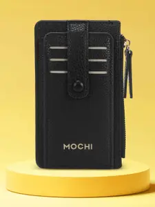 Mochi Women Textured PU Two Fold Wallet