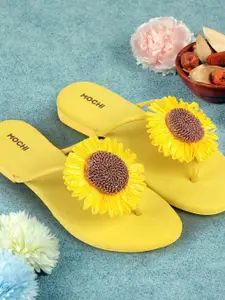 Mochi Women Casual T-Strap Flats