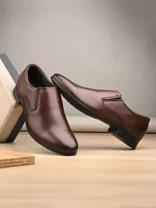 Valentino Men Leather Formal Slip-Ons