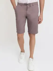 ColorPlus Men Regular Fit Mid-Rise Cotton Regular Shorts