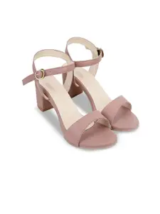 SKOLL Block Heel Sandals with Buckles