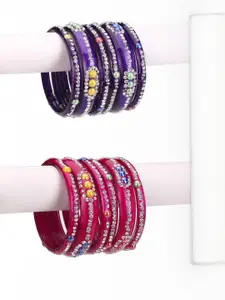 Somil Stylish Glass Fashion Bangles/Kadas