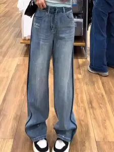 StyleCast Women Comfort Wide Leg High-Rise Stretchable Jeans