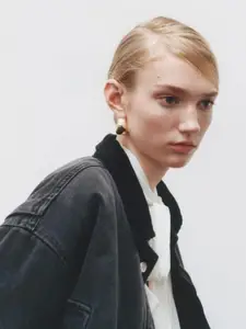 MANGO Chunky Hoop Earrings