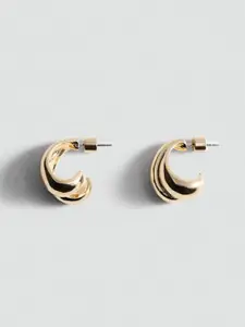 MANGO Contemporary Half Hoop Earrings