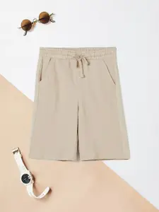 max Boys Cotton Mid-Rise Shorts
