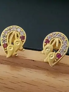 niva fashion Leaf Shaped Studs Earrings