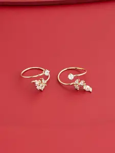 Kushal's Fashion Jewellery Gold-Plated Toe Rings