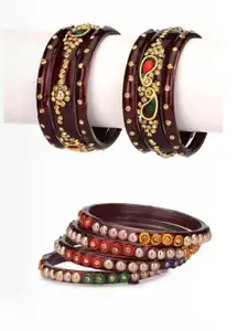 Somil Fashionable Glass Bangles Set of 2