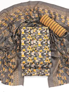 ASISA Geometric Printed Unstitched Dress Material