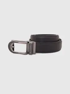 Blackberrys Men Solid Leather Formal Belt