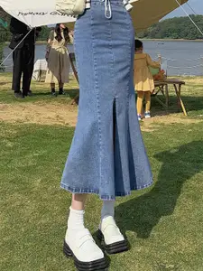 StyleCast A-Line Pure Cotton Maxi Skirt