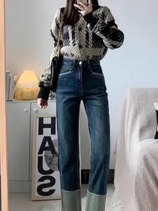 StyleCast Women Comfort Straight Fit High-Rise Light Fade Stretchable Jeans