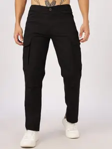 NEVER NEUD Men Relaxed Fit Ribstop Heavy Duty Cargos Trousers
