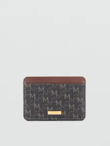 MANGO Women Brand Logo Print Card Holder