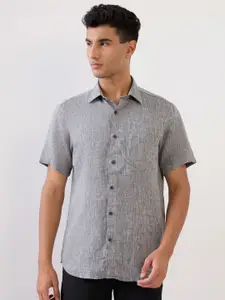 ColorPlus Short Sleeves Pure Linen Shirt
