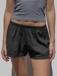 LULU & SKY Women Low-Rise Lounge Shorts