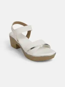 Mochi Women Embellished Platform Heels Sandals