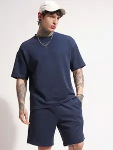 HIGHLANDER Round Neck T-Shirt With Shorts Co-Ords