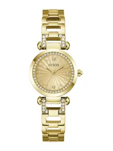 GUESS Women Dial & Stainless Steel Bracelet Style Straps Analogue Watch GW0869L4