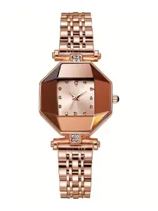 SZN Women Dial & Straps Analogue Watch Angle Rose gola watchSZN