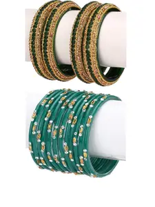 Somil Set of 2 Stylish Glass Bangles/Kadas