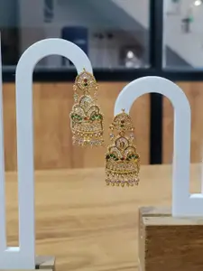 niva fashion Geometric Jhumkas Earrings