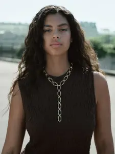 MANGO Women Link Necklace