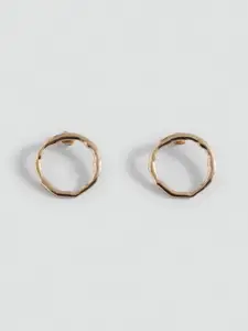 MANGO Circular Shaped Drop Earrings
