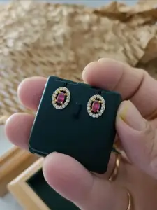 niva fashion Oval Studs Earrings