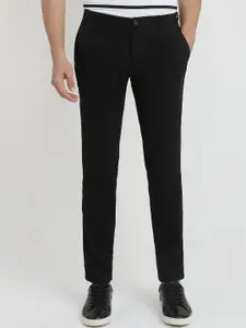 Raymond Slim-Fit Mid-Rise Flat Front Casual Cotton Chino Trousers