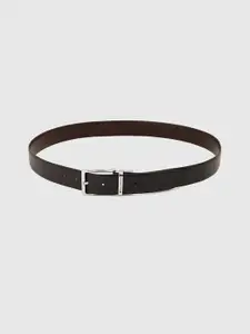 Blackberrys Men Textured Leather Reversible Formal Belt