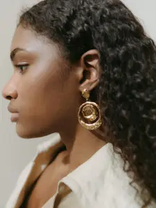 MANGO Contemporary Drop Earrings