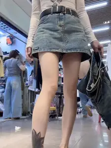 StyleCast A-Line Pure Cotton Mini Skirt