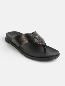J.FONTINI Men Leather Comfort Sandals