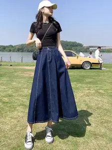 StyleCast A-Line Pure Cotton Maxi Skirt