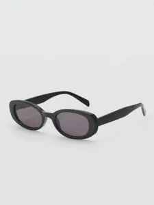 MANGO Women Oval Sunglasses with UV Protected Lens 87035930-99