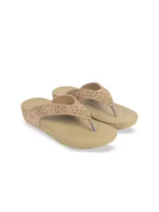 WALKWAY by Metro Women Embellished Open Toe Wedge Heels Sandals