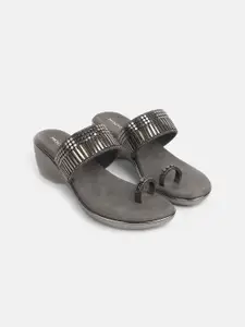 Mochi Textured Wedge Sandals