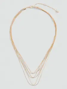 MANGO Women Layered Necklace