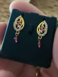 niva fashion Womens Gold-Plated Earrings