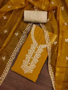 KALINI Embroidered Unstitched Dress Material