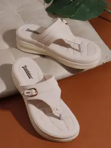 Roadster Wedge Sandals with Buckles