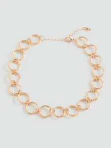 MANGO Combined Hoop Minimal Necklace