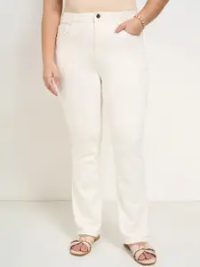 Honey Curvytude by Pantaloons Women Flared High-Rise Non Stretchable Jeans