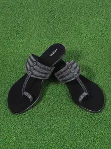 Mochi Embellished Open Toe Block Sandals